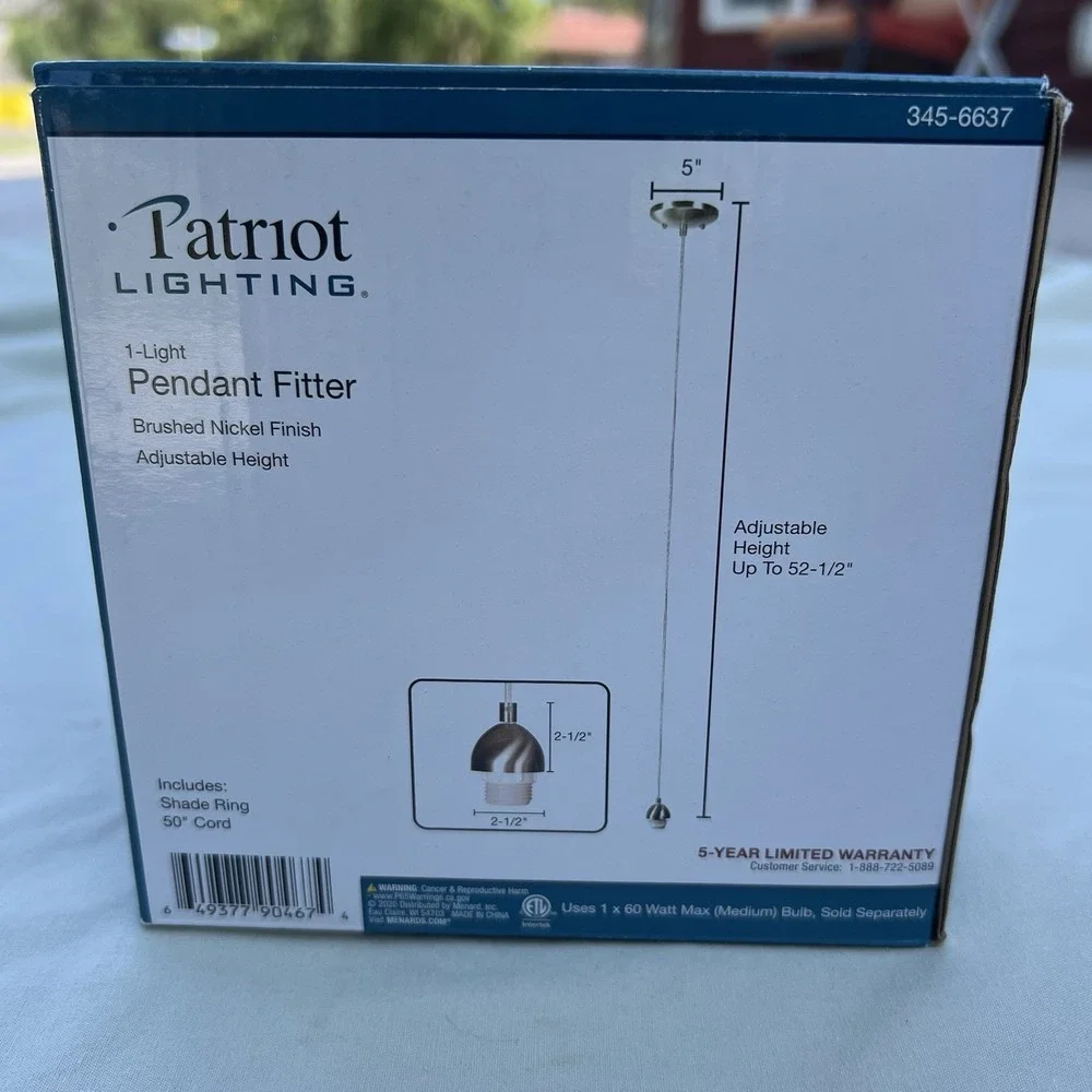 Patriot Lighting Brushed Nickel 5